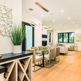 Brushed Champagne Unity Suspension in Living Room