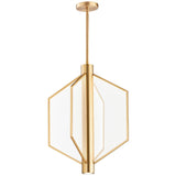Small Natural Aged Brass Telstar Suspension by ET2