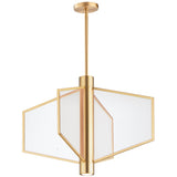 Large Natural Aged Brass Telstar Suspension by ET2