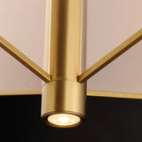 Large Natural Aged Brass Telstar Suspension by ET2