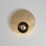 Earth Radian LED Wall Light By CVL, Finish: Satin Brass