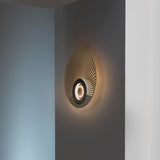 Earth Radian LED Wall Light By CVL, Finish: Satin Brass