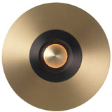 Earth Sober LED Wall Light By CVL, Finish: Satin Brass