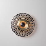 Earth LED Wall Light By CVL, Finish: Satin Graphite, Pattern: Turtle