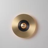 Earth Sober LED Wall Light By CVL, Finish: Satin Brass