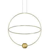 Elara Suspension By Lodes, Finish: Gold, Size: Medium