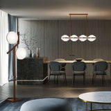 Ellepi Suspension by Italamp, Finish: Bronze, Chrome, Number Of Lights: 6, 8, | Casa Di Luce Lighting