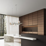 Ersa Linear Chandelier by Brand Van Egmond - Nickel, Interior