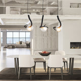 Ersa Pendant Light by Brand Van Egmond - Matt Black, Small, Lifestyle