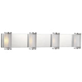 Esfera Bath Bar By Visual Comfort Model, Number Of Lights: 4 Light, Finish: Polished Nickel