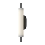 Estes Outdoor Wall Light by Kuzco - Black, In white background
