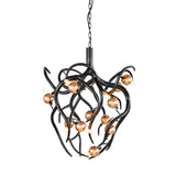 Eve Conical Chandelier by Brand Van Egmond - Matt Black