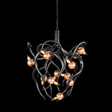 Eve Conical Chandelier by Brand Van Egmond - Matt Black