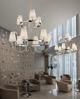 Rondo LA 6+3 Chandelier by Evi Style
