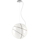 Armila F50 Pendant Lamp by Fabbian, Finish: Burnished Rings, , | Casa Di Luce Lighting