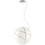 Armila F50 Pendant Lamp by Fabbian, Finish: Golden Rings, , | Casa Di Luce Lighting