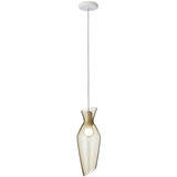 Malvasia 1 Mini Pendant by Fabbian, Color: Amber, , | Casa Di Luce Lighting