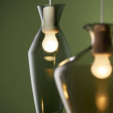 Malvasia 1 Mini Pendant by Fabbian, Color: White, Green, Amber, Smoked, , | Casa Di Luce Lighting