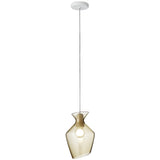 Malvasia 2 Mini Pendant by Fabbian, Color: Amber, , | Casa Di Luce Lighting