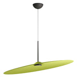 Acustica F58 Sound-Absorbing Pendant Lamp by Fabbian, Color: Lawn Green, Size: Large, | Casa Di Luce Lighting