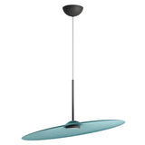 Acustica F58 Sound-Absorbing Pendant Lamp by Fabbian, Color: Ocean, Size: Small, | Casa Di Luce Lighting