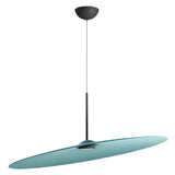Acustica F58 Sound-Absorbing Pendant Lamp by Fabbian, Color: Ocean, Size: Large, | Casa Di Luce Lighting