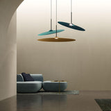 Acustica F58 Sound-Absorbing Pendant Lamp by Fabbian, Color: Ocean, Coral, Concrete, Lawn Green, Honey, Size: Small, Large, | Casa Di Luce Lighting