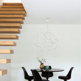 Small Brass/Bronze Flock of Light Suspension by Moooi