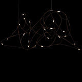 Medium Brass/Bronze Flock of Light Suspension by Moooi