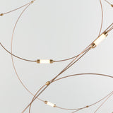 Brass/Bronze Flock of Light Suspension by Moooi