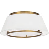 Aged Brass Hailey Ceiling Light by W.A.C. Lighting