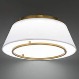 Aged Brass Hailey Ceiling Light by W.A.C. Lighting