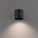 Black Squat Outdoor Ceiling Light by Modern Forms