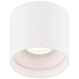White Squat Outdoor Ceiling Light by Modern Forms