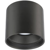 Black Downtown Round Outdoor Ceiling Mount by W.A.C. Lighting