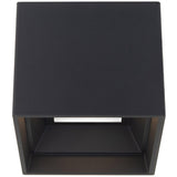 Black Kube Outdoor Ceiling Light by Modern Forms