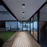 Black Kube Outdoor Ceiling Light by Modern Forms