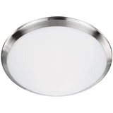 Small Brushed Nickel Malta Flushmount by Kuzco