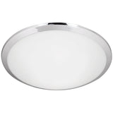 Large Chrome Malta Flushmount by Kuzco