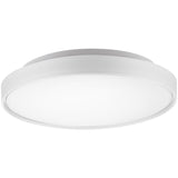 Small White Brunswick Flushmount by Kuzco