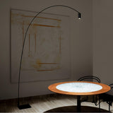 Matte Black Fox Floor Lamp by Nemo
