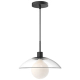 Francesca Pendant By Alora, Finish: Matte Black