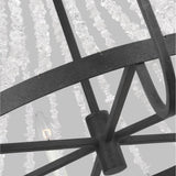 Medium Dark Weathered Zinc Leon Chandelier