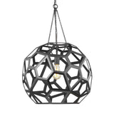 Large Midnight Black Feccetta Pendant Light by AH by Alexa Hampton