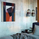 Futura SP M Pendant Light by Vistosi, Color: Amber/Antique Brass - Vistosi, White/Black - Vistosi, Crystal/Black - Vistosi, Smokey/Brown - Vistosi, Crystal/Copper - Vistosi, Finish: Black, Copper, Light Option: E26, LED | Casa Di Luce Lighting