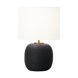 Fanny Wide Table Lamp By Hable-Rough Black