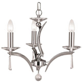 Forum 1708/3 Chandelier by Pedret, Finish: Chrome, Titanium, Antique, Gold, , | Casa Di Luce Lighting