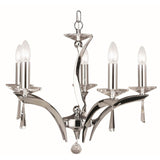 Forum 1708/5 Chandelier by Pedret, Finish: Chrome, , | Casa Di Luce Lighting