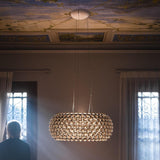 Caboche Plus Suspension by Foscarini, Color: Transparent, Grey, Light Option: LED, Halogen, Size: Small, Medium, Large | Casa Di Luce Lighting