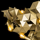 Fractal Chandelier by Brand Van Egmond - Brass Grinded, Detail